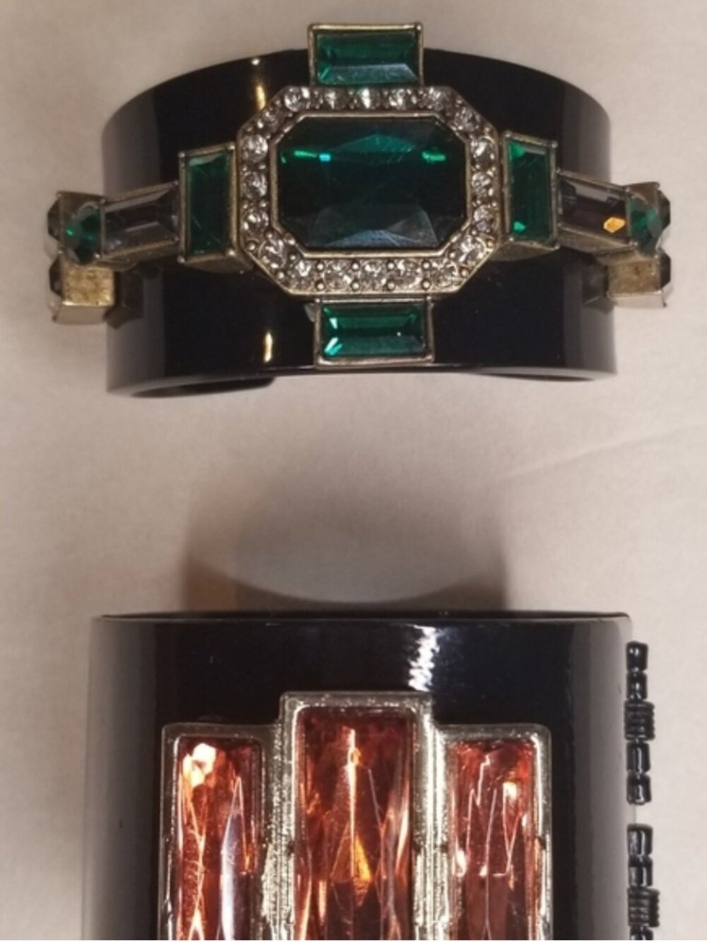 Art Deco Style Cuff Bracelets